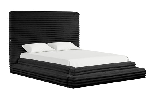 Mariah Black Platform Bed Queen - Pay On Delivery $630.00