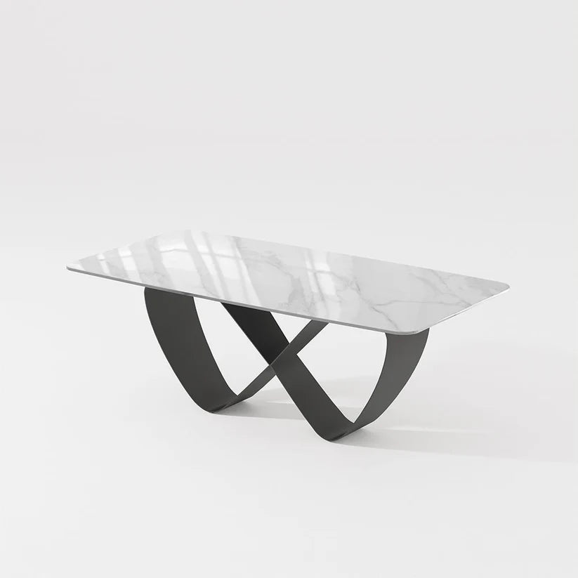 Amara Table (Glossy White) 6 Chair - Pay On Delivery $1,490.00
