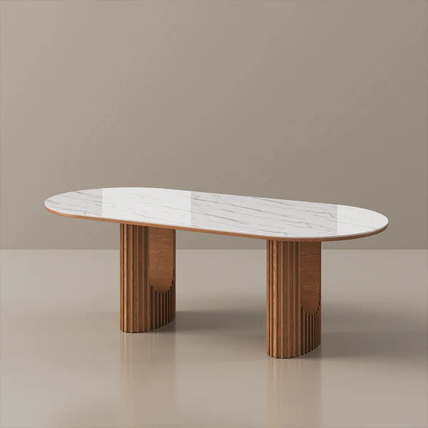 Silvo 79" Table (Glossy White) 6 Chair - Pay On Delivery $1,450.00