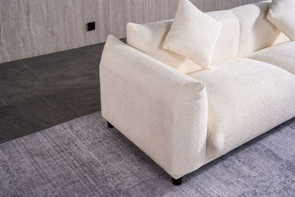 Marshall Cream Boucle Sofa - Pay ON Delivery $760.00