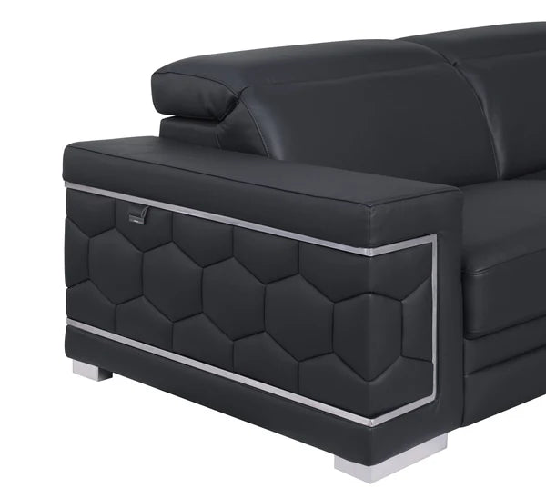 MI-1255 Favo (Black) Sectional - Pay On Delivery $2,320.00