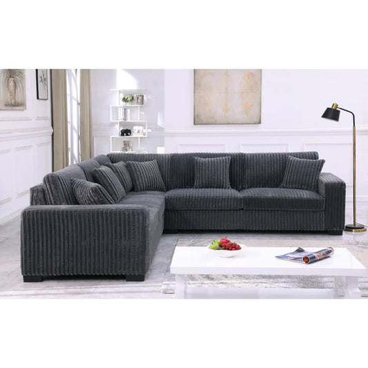 S861 Comfy II Grey Sectional - Pay On Delivery $1,150.00