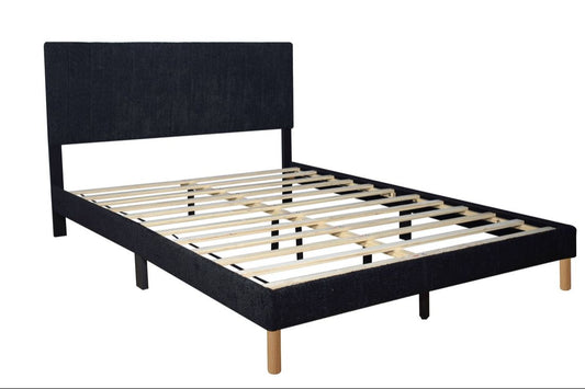 HH205 - Black King Platform Bed Frame - Pay On Delivery $240.00