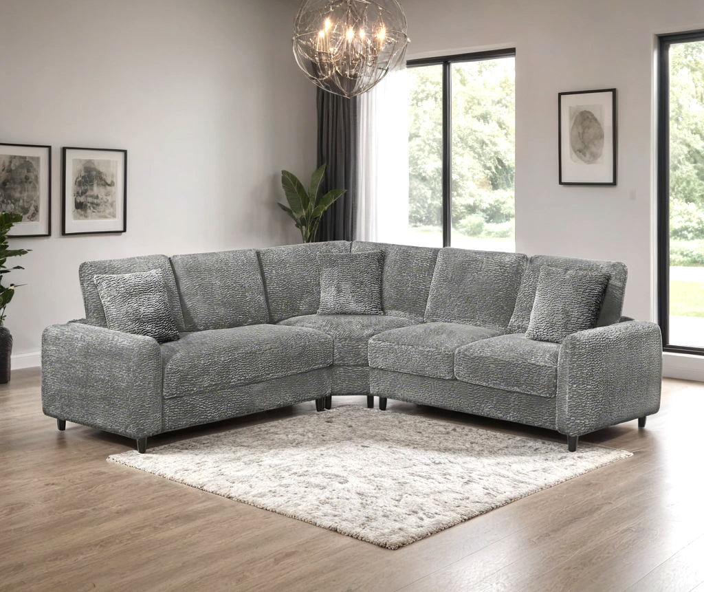 Stella Grey Sectional - Pay On Delivery $810.00