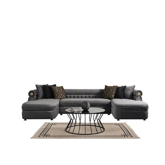 Sicilya Sectional (Grey) - Pay On Delivery $1,430.00