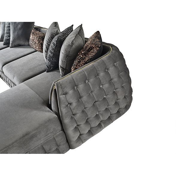 Sicilya Sectional (Grey) - Pay On Delivery $1,430.00