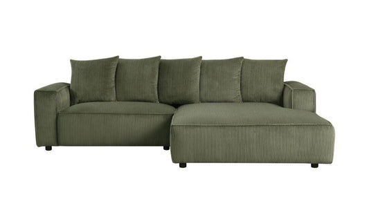 Romeo Olive Sectional - Pay On Delivery $840.00
