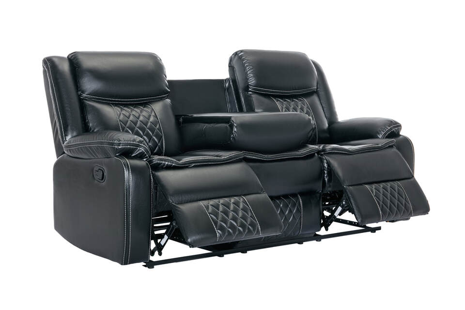 Weston Black - 3PC Reclining Living Room