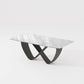 Amara Table (Glossy White) 6 Chair - Pay On Delivery $1,490.00