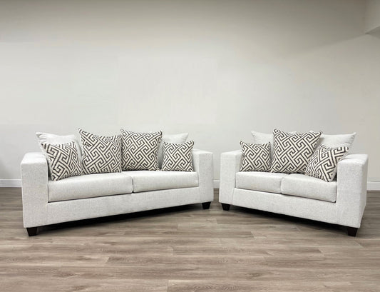 110 - Stone Sofa & Loveseat - Pay On Delivery $700.00