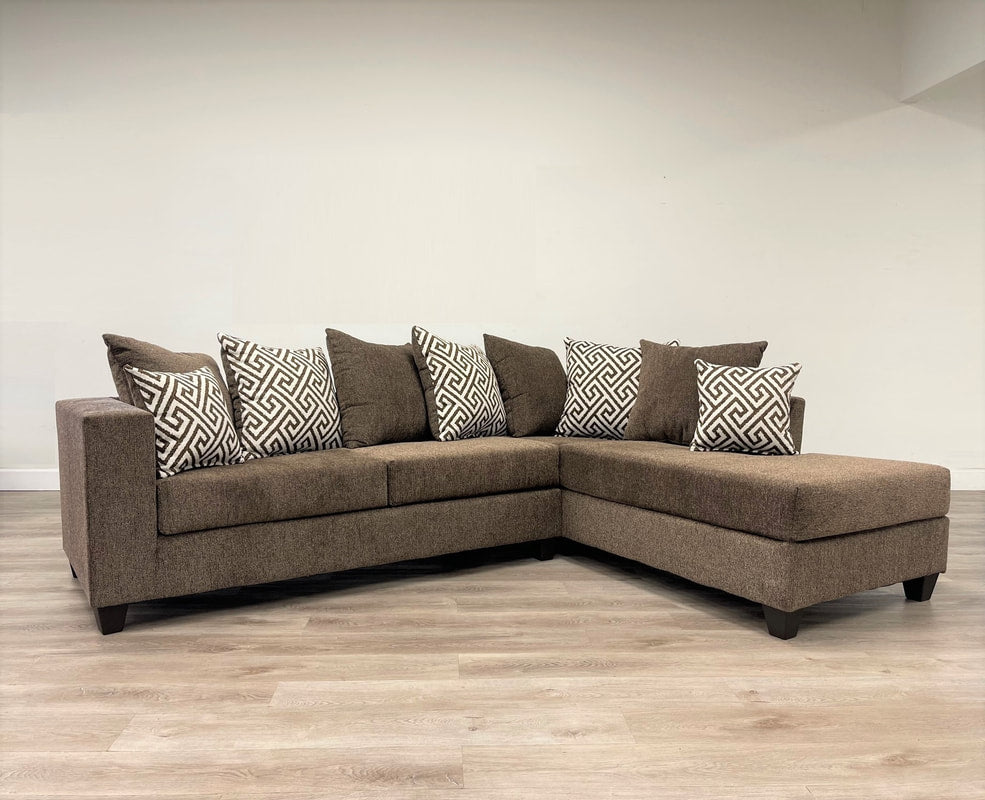 110 - Mocha Sectional - Pay On Delivery $700.00