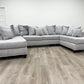 111 - Sectional (Dove-Nailheads) - Pay On Delivery $1,070.00