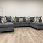 111 - Steel Gray Sectional - Pay On Delivery $1,070.00