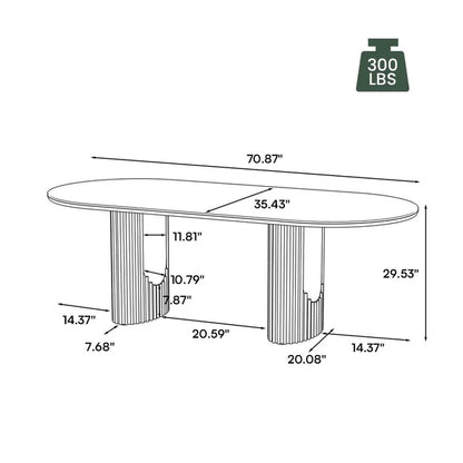 Silvo 79" Table (Glossy White) 6 Chair - Pay On Delivery $1,450.00