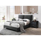 5106CL-ALL JENN CHARCOAL BED FRAME Queen ( On Sale )