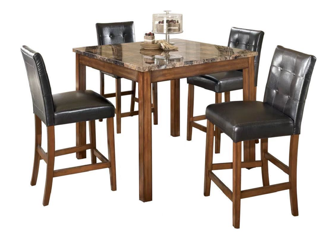 D203 Pub Table + 4 Chair Set **