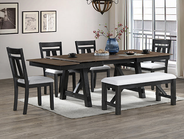 2158WC MARIBELLE WHEAT CHARCOAL DINING - Pay On Delivery $720.00