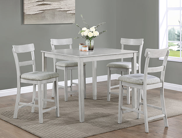 2754DW-SET HENDERSON 5-PK COUNTER HT DRIFT WOOD - Pay On Delivery $520.00
