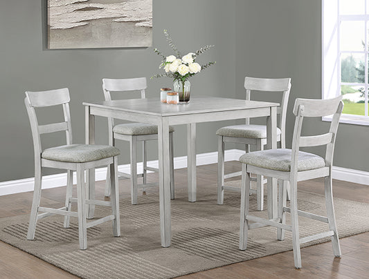 2754DW-SET HENDERSON 5-PK COUNTER HT DRIFT WOOD - Pay On Delivery $520.00