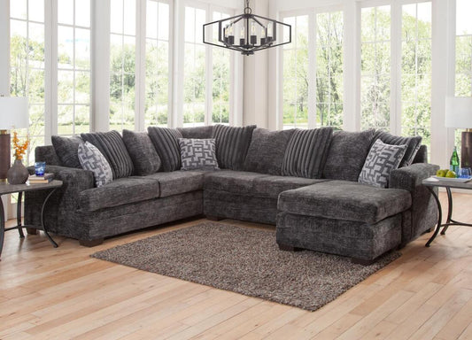 2775-07 CHARCOAL Sectional - Pay On Delivery $1,380.00