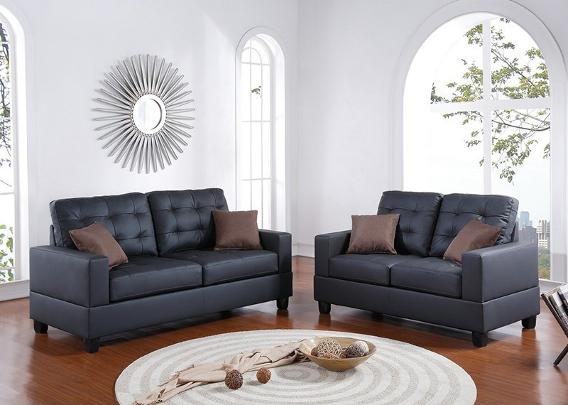 GUD- Black Sofa Set