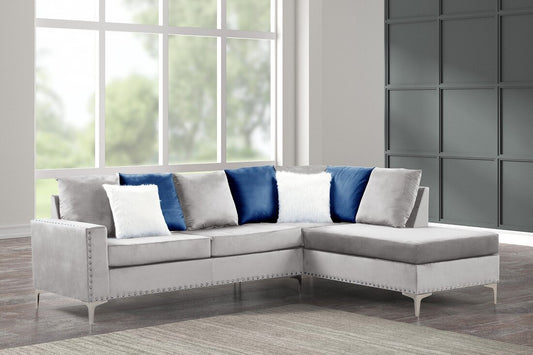 Cindy2 - Silver Reversible Sectional