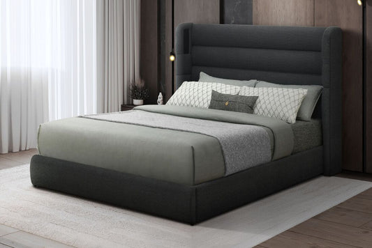 Hero Black Platform Bed (w/ Bluetooth Speaker) King - Pay On Delivery $530.00 Without Finance