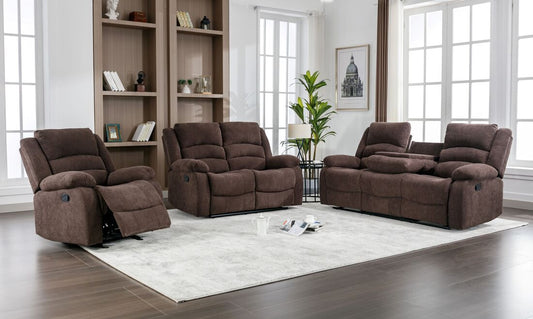 Dynamo2-CHOCOLATE 3PC Reclining