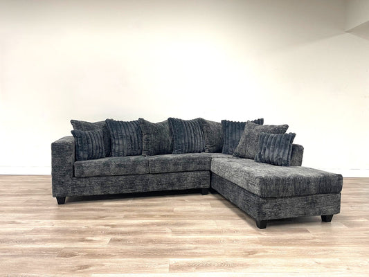 410 CHARCOAL SECTIONAL - Pay On Delivery $700.00