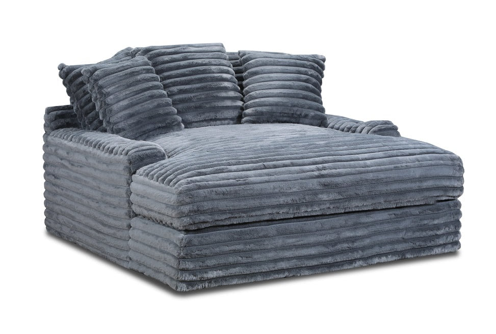 4500 - Charcoal Chaise Lounge - Pay On Delivery $670.00