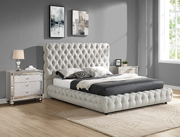 FLORY BED DOVE GRAY King - Pay On Delivery $490.00