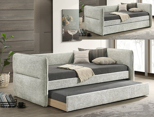 5324LG-SET PHILIPA DAYBED LIGHT GREY - Pay On Delivery $430.00