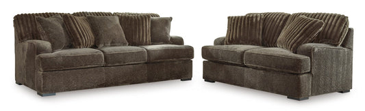 Ashley 537-02 Sofa & Loveseat - Pay On Delivery $1.290.00