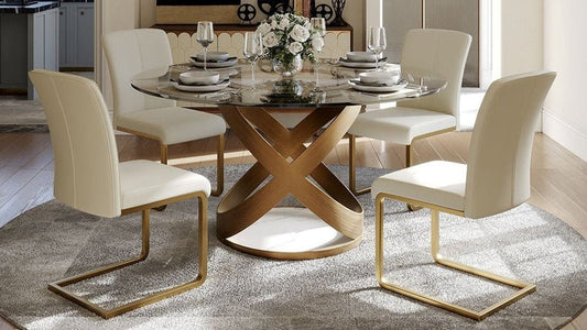 Sami 51" Modern Glass Table - Pay On Delivery $950.00