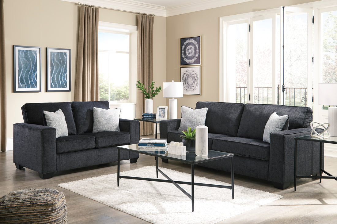 Ashley 872-13 Slate - Sofa & Loveseat Set - Pay On Delivery $910.00