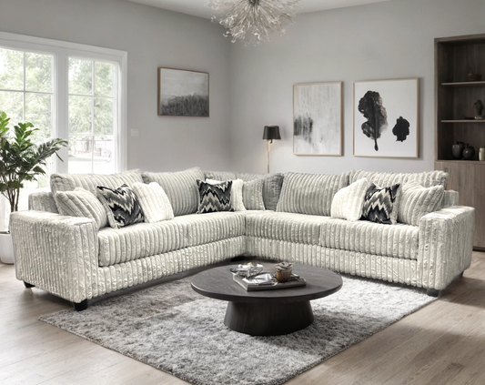 9600 Gray - Oversized Sectional - Pay On Delivery $1,430.00