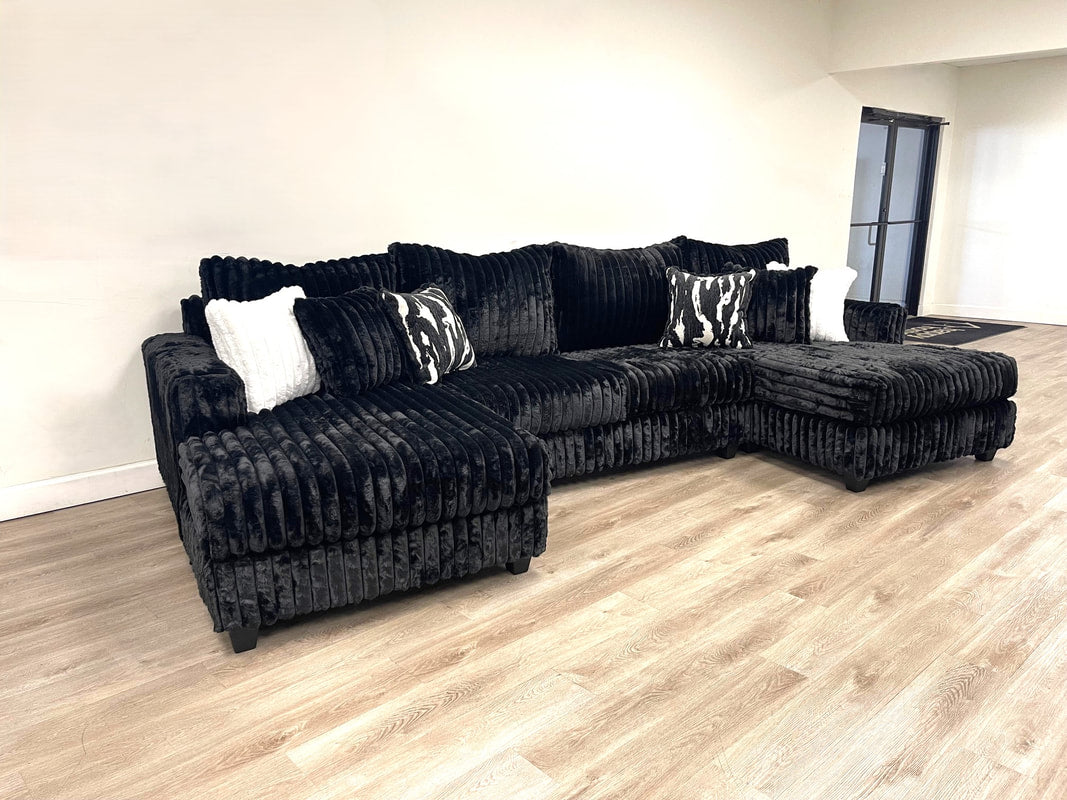 9700 - Sectional Black - Pay On Delivery $1,380.00