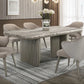 D1300 Adriana (Marble) + 6 Chairs - Pay on delivery $1,430.00