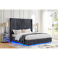 B300 Belinda (Grey) 6FT King Platform Bed - Pay On Delivery $430.00