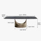 Lexi Black Table (Matte Sintered Stone) DINING - Pay On Delivery $2,060.00