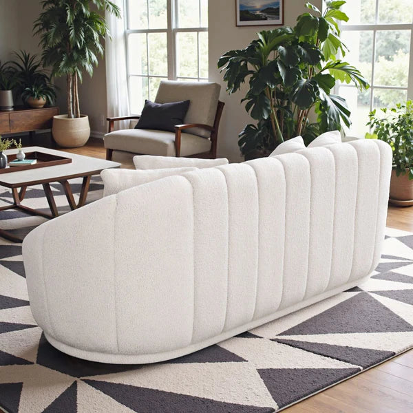 Fairfield Cream Boucle Sofa - Pay On Delivery $780.00