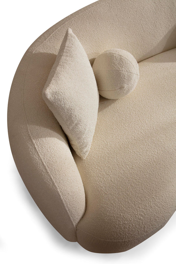 Bonita Ivory Boucle Sofa 91" & Loveseat 81" - Pay On Delivery $1,590.00