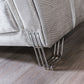 Santana Silver Velvet Sofa 89" & Loveseat 69" Pay On Delivery $1,520.00