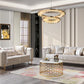 Santana Ivory Velvet Sofa 89" & Loveseat 69" Pay On Delivery $1,520.00