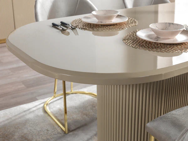 Milena Ivory 7-Piece Dining Set - Pay On Delivery $1,700.00