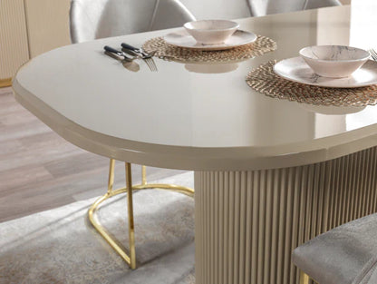 Milena Ivory 7-Piece Dining Set - Pay On Delivery $1,700.00