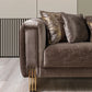Santana Coffee Velvet Sofa 89" & Loveseat 69" Pay On Delivery $1,520.00