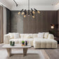 Ivy Ivory Boucle RAF 110" Sectional - Pay On Delivery $1,410.00
