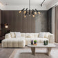Ivy Ivory Boucle LAF 110" Sectional - Pay On Delivery $1,410.00