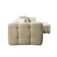 Ivy Ivory Boucle RAF 110" Sectional - Pay On Delivery $1,410.00